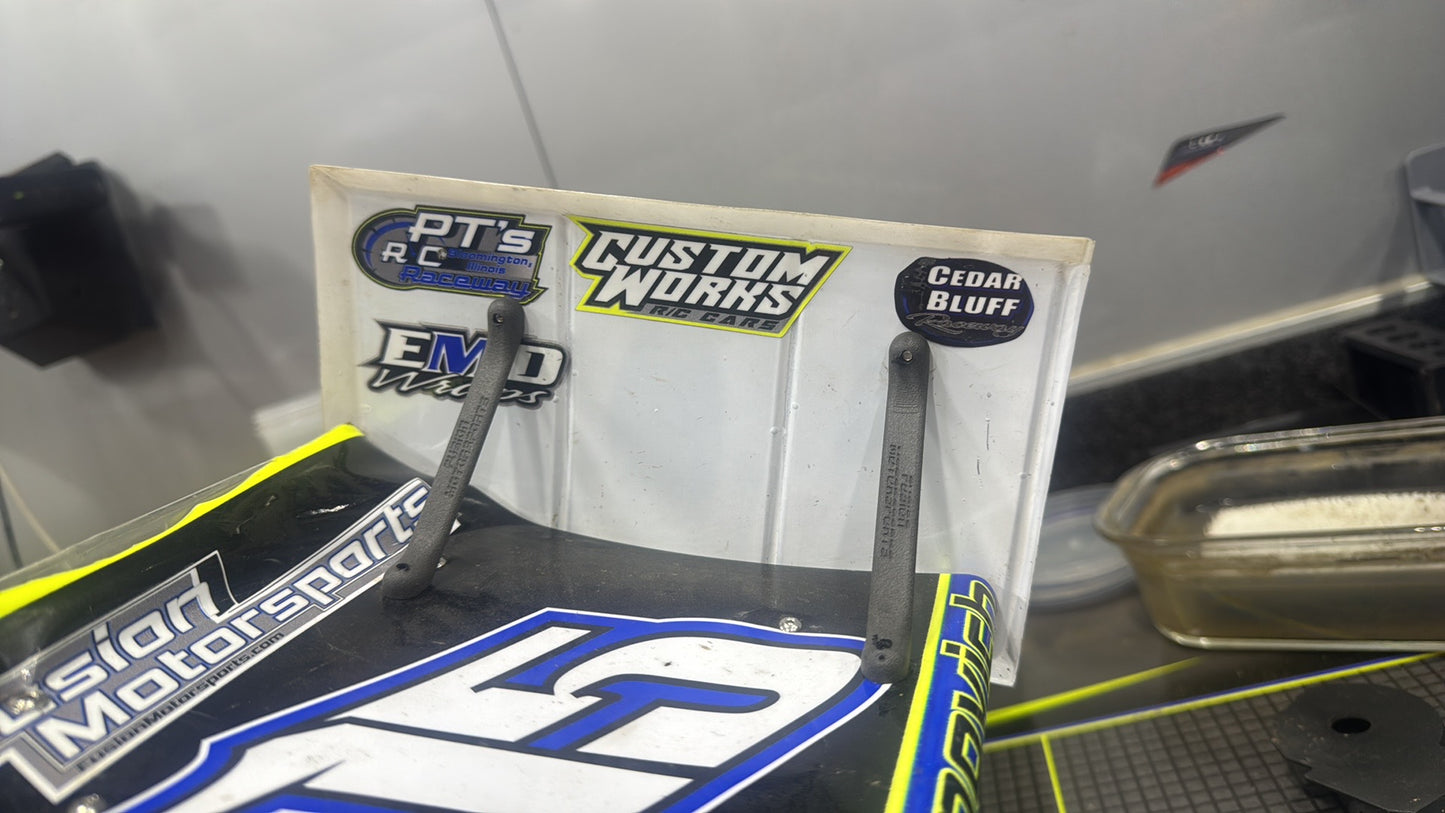 Sprint car wing brace kit