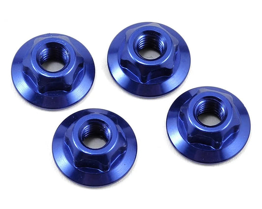 Jconcepts -4mm Large Flange Locknut Blue